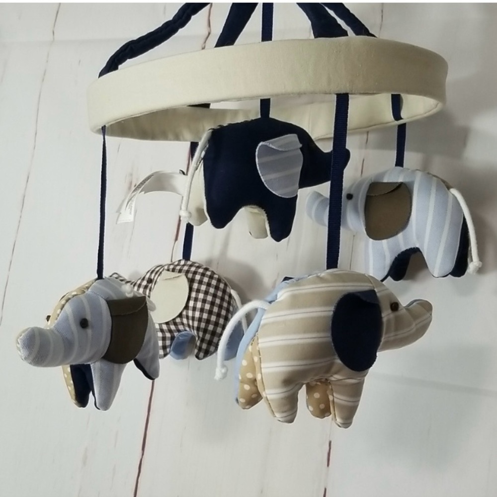 Pottery Barn Crib Mobile Elephants